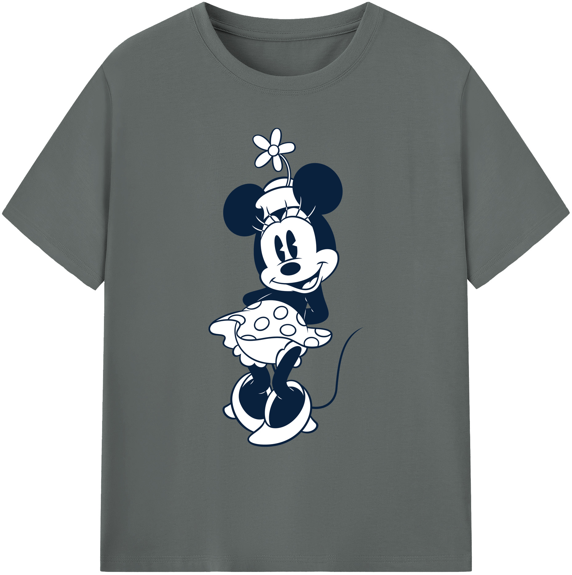 ミッキーマウス Mickey Mouse 綿100％ メンズ半袖Tシャツ｜肌触りやわらか＆通気性